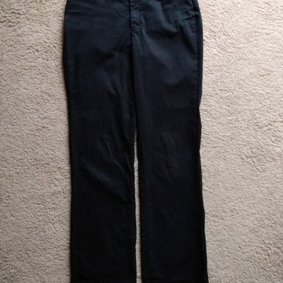 35 1/2" Inseam Tall Pants Eddie Bauer Black Slacks 8T Blakely Fit Women's 8L EUC - Picture 2 of 10